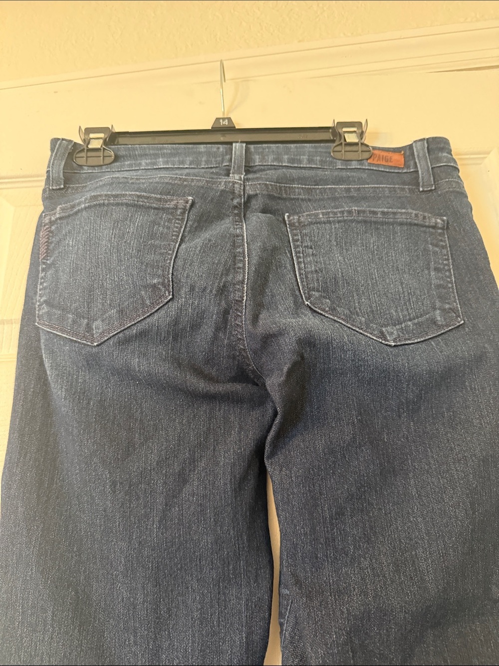 PAIGE Kylie Crop Jeans - Size 29 - Dark Wash Denim - Picture 8 of 9